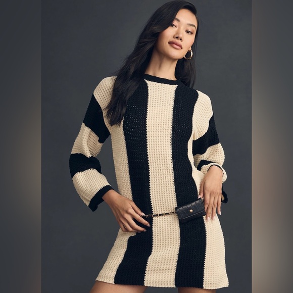 4SI3NNA Dresses & Skirts - Anthropologie 4SI3NNA Striped Sweater Dress